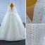 Snygga / Fina Stjärnbeströdd Himmel Himmelsblå Balklänningar 2018 Prinsessa Beading Paljetter Axelbandslös Halterneck Ärmlös Långa Formella Klänningar