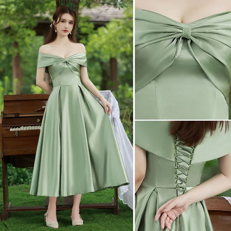 green emerald velvet dress Hunter Green Velvet V-Neck Bridesmaid Dress A-Line Floor-Length