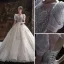 Luxury / Gorgeous White Beading Rhinestone Sequins Lace Flower Wedding Dresses 2022 Ball Gown Scoop Neck Short Sleeve Backless Royal Train Wedding