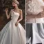 Haut de Gamme Ivoire Satin Robe De Mariée 2022 Robe Boule Bustier Appliques Sans Manches Dos Nu Tribunal Train Mariage