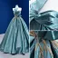 High-end Jade Green Prom Dresses 2022 Ball Gown Bow Strapless Sleeveless Backless Beading Floor-Length / Long Formal Dresses