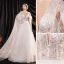 Charmant Weiß Perlenstickerei Strass Pailletten Brautkleider / Hochzeitskleider 2022 A Linie Rundhalsausschnitt Kurze Ärmel Quaste Hof-Schleppe Hochzeit