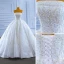 Luxury / Gorgeous Ivory Wedding Dresses 2022 Ball Gown Strapless Beading Pearl Sequins Sleeveless Backless Chapel Train Wedding