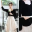 Fashion Black Prom Dresses 2022 A-Line / Princess Square Neckline Star Sequins 3/4 Sleeve Backless Floor-Length / Long Formal Dresses