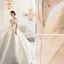 High-end Ivory Satin Wedding Dresses 2019 Ball Gown Off-The-Shoulder Ruffle Beading Lace Flower Short Sleeve Backless Royal Train Wedding
