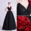 Chic Noire Volants Robe De Bal 2020 Princesse Bretelles Spaghetti Appliques Sans Manches Dos Nu Longue Robe De Ceremonie