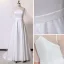 Elegant Champagne Evening Dresses  2018 A-Line / Princess Lace Appliques Spaghetti Straps Backless Sleeveless Court Train Formal Dresses