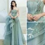 Elegant Mint Green Evening Dresses  2020 A-Line / Princess Strapless Beading Appliques Sleeveless Backless Cascading Ruffles Floor-Length / Long Formal Dresses