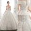 Luxus / Herrlich Off Shoulder Brautkleider / Hochzeitskleider 2020 Ballkleid Perlenstickerei Spitze Blumen Applikationen Glanz Pailletten Ärmellos Rückenfreies Königliche Schleppe
