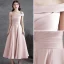 Chic / Beautiful Champagne Evening Dresses  2018 A-Line / Princess Sequins Scoop Neck Sleeveless Floor-Length / Long Formal Dresses