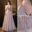 Chic / Beautiful White Wedding Dresses 2018 Ball Gown Lace Embroidered Scoop Neck Backless Long Sleeve Royal Train Wedding