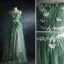 Chic / Belle Noire Robe De Soirée 2018 Princesse Transparentes En Dentelle Appliques Encolure Dégagée Manches Longues Longue Robe De Ceremonie