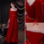 Vintage / Originale Style Chinois Bleu Roi Robe De Soirée 2018 Trompette / Sirène En Dentelle Appliques Perlage Cristal Col Haut Dos Nu Mancherons Train De Balayage Robe De Ceremonie