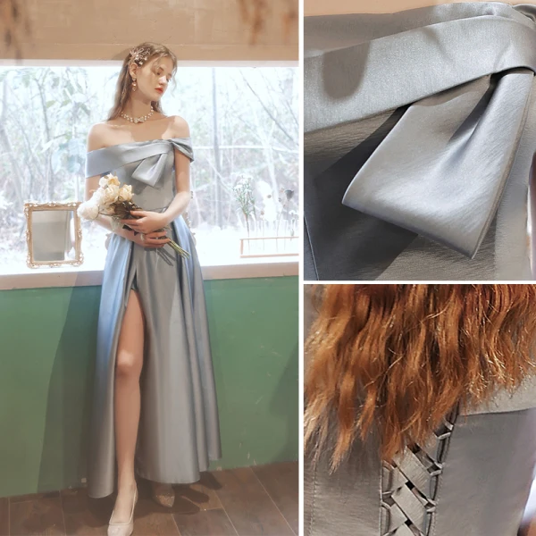 Sexy Champagne Evening Dresses  2018 Trumpet / Mermaid Sequins Scoop Neck Sleeveless Floor-Length / Long Formal Dresses