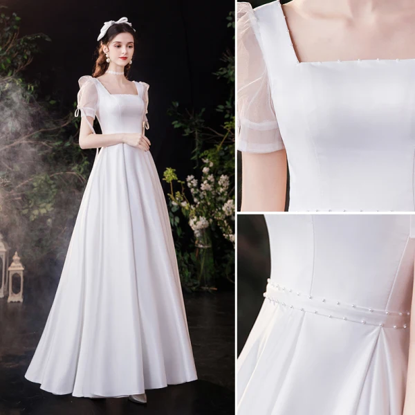 Chic / Belle Bordeaux Robe De Soirée 2018 Princesse En Dentelle Appliques Perlage Paillettes De l'épaule Dos Nu Sans Manches Train De Balayage Robe De Ceremonie