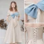 Chic / Belle Ivoire Robe De Mariée 2018 Robe Boule Appliques Ceinture V-Cou Dos Nu Sans Manches Chapel Train Mariage