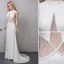 Chic / Beautiful Ivory Evening Dresses  2019 Trumpet / Mermaid See-through Handmade  Beading Tassel Scoop Neck Sleeveless Sweep Train Formal Dresses
