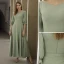 Chic / Beautiful Evening Dresses  2017 A-Line / Princess Pearl Beading Off-The-Shoulder 1/2 Sleeves Backless Crossed Straps Floor-Length / Long Evening Party