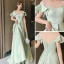 Modest / Simple Sage Green Satin Bridesmaid Dresses 2021 A-Line / Princess Sleeveless Floor-Length / Long Bridesmaid Wedding Party Dresses