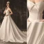 Sjarmerende Elfenben Brudekjoler 2019 Prinsesse Strapless Uten Ermer Ryggløse Sløyfe Chapel Train