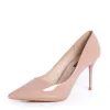 Chic / Beautiful White OL Pumps 2019 9 cm Stiletto Heels Pointed Toe Pumps