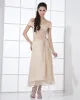 Chiffon Ruffle Off-the-Shoulder Knee Length Mother of Bride Dresses