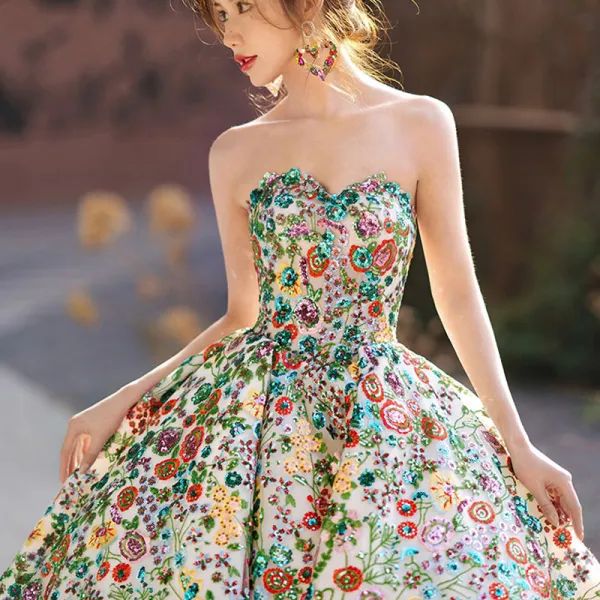 Organza Ball Gowns Prom Dresses Sweetheart Evening Dresses – Pgmdress