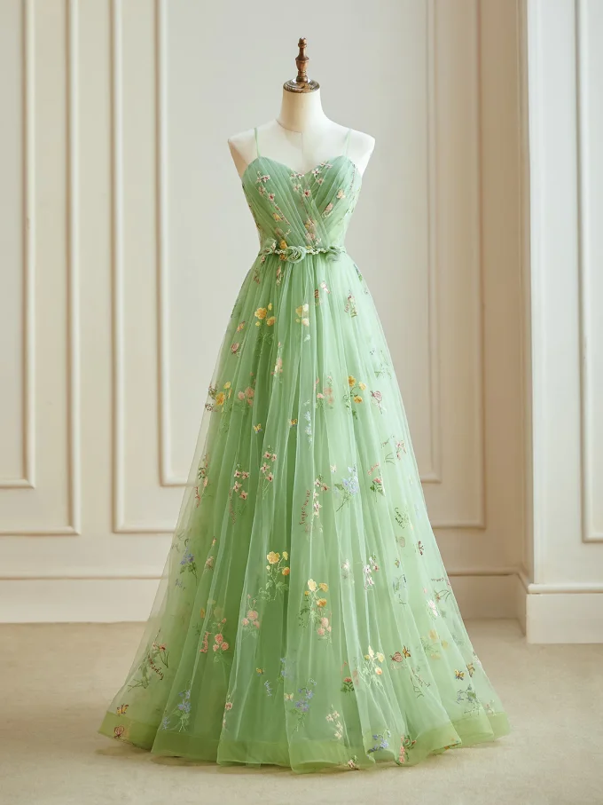 Floral prom dresses are a timeless classic that never go out of style
