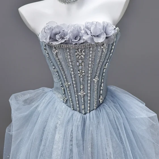 Shine Like the Night Sky: The Ultimate 2026 Sky Blue Bling Bling Prom Dress Guide