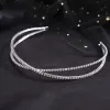Modest / Simple Silver Rhinestone Headpieces Bridal Hair Accessories 2020 Alloy Wedding Accessories