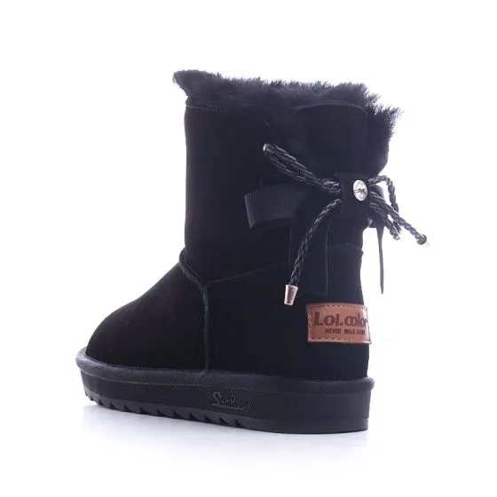 grey winter ankle boots