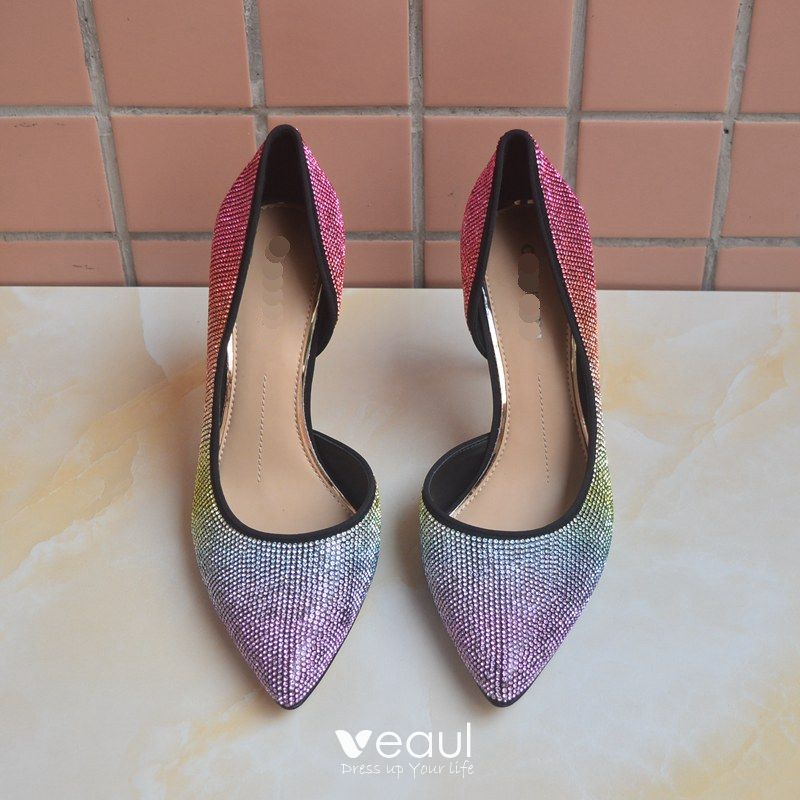 inc rainbow heels