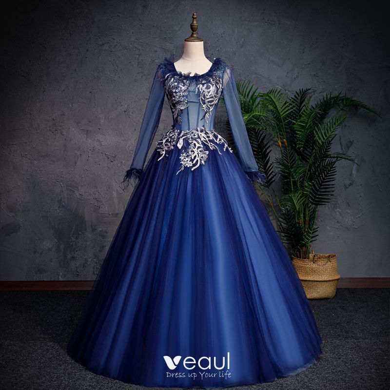 blue formal wear