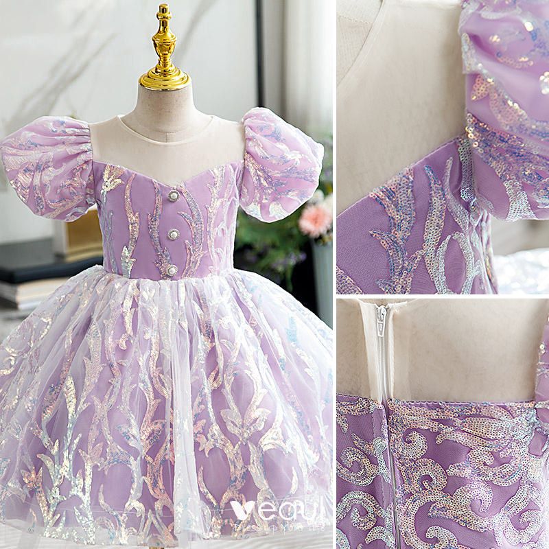 2022 New Girls Sofia Princess Dress Birthday Party Dress 