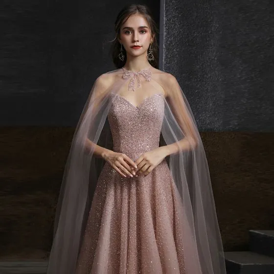 pearl pink gown