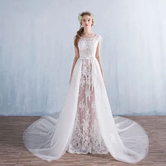 modern beach wedding dresses