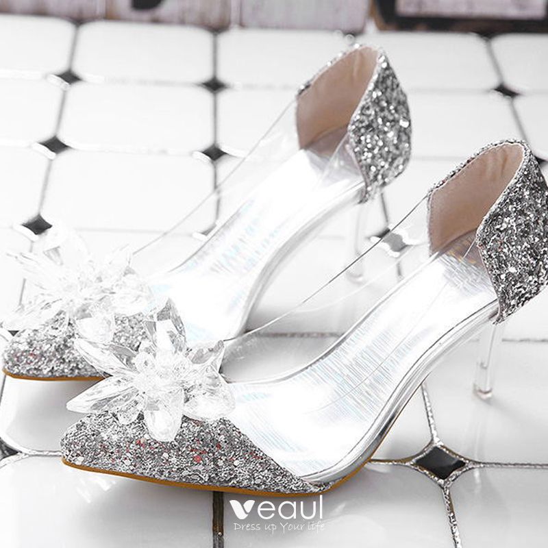 crystal heels