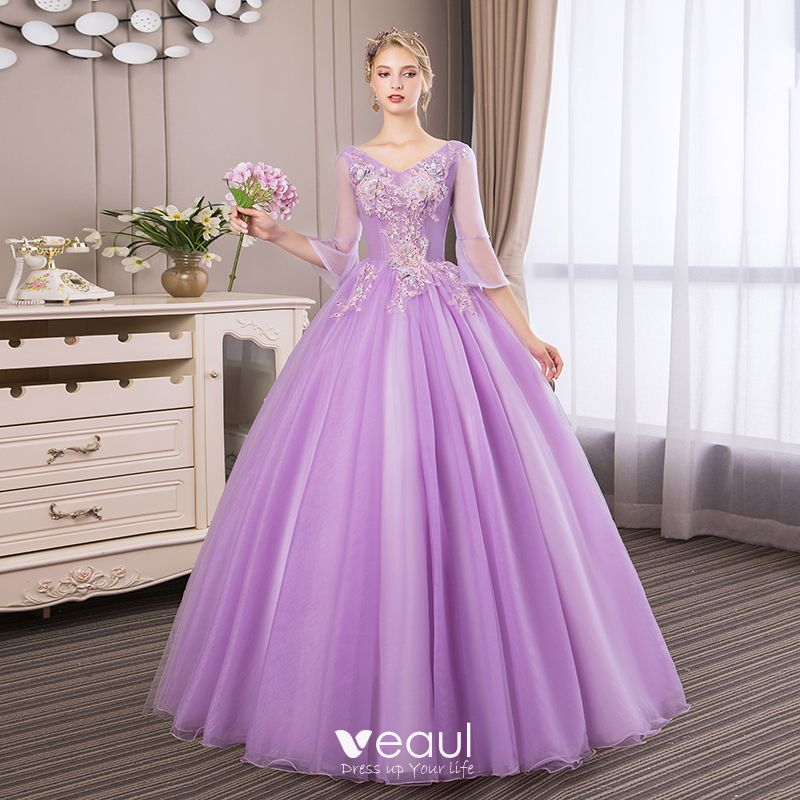 lilac prom dresses 2018