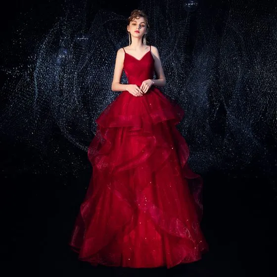 Mid Length Red Formal Dresses