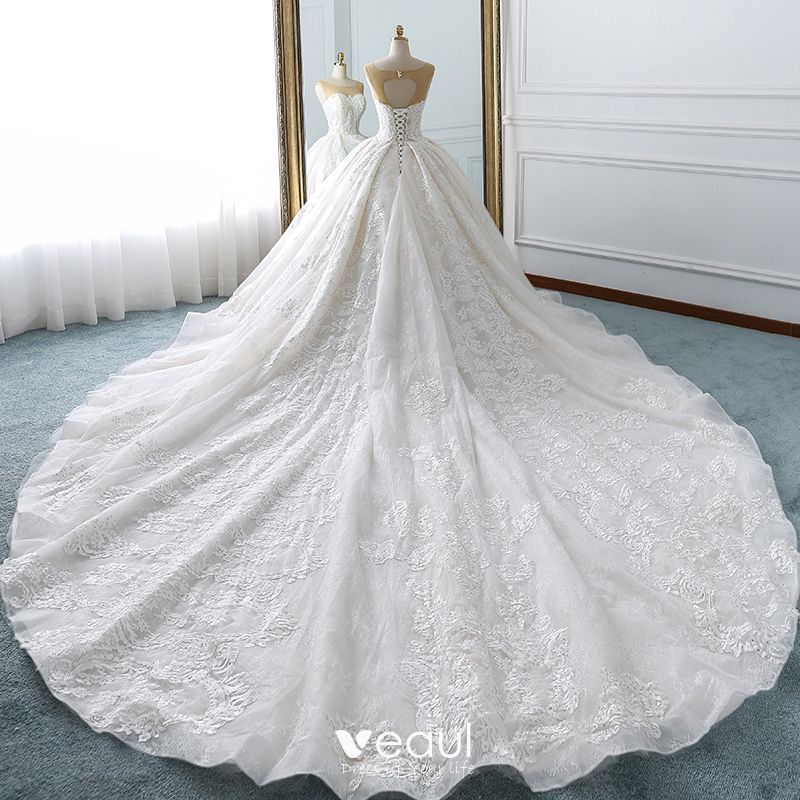 silver wedding gowns 2018