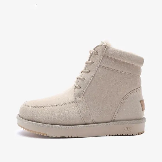 beige winter boots