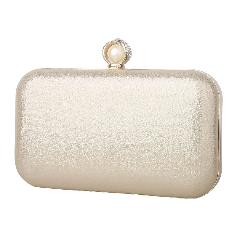 silver pearl clutch