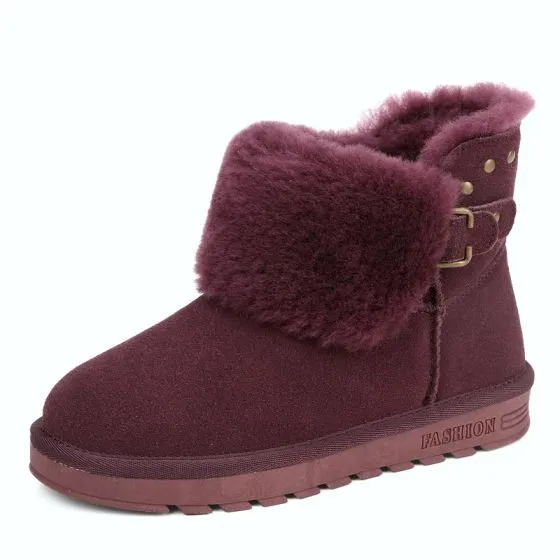 grey winter ankle boots