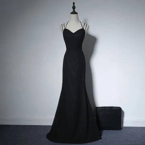 black trumpet gown