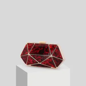 Modern / Fashion Red Acrylic Clutch Bags 2019