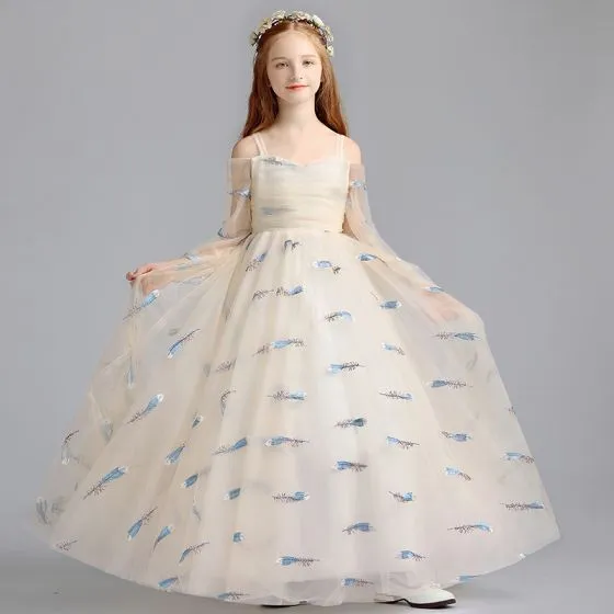 Champagne Flower Girl Dresses