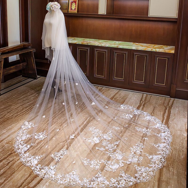 Luxury Long Train Wedding Veil Long Bridal Veil