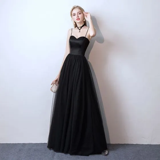 Affordable Black Prom Dresses 2019 A 
