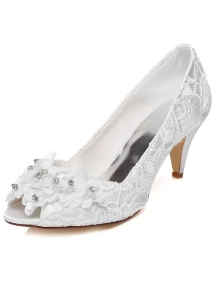 grey lace wedding shoes