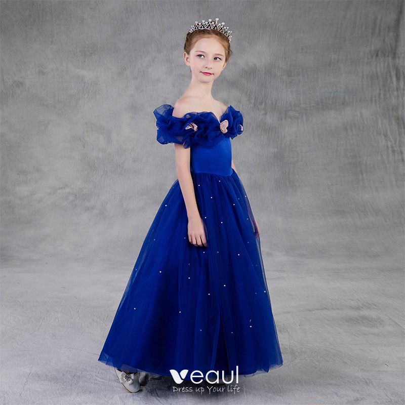 cinderella royal blue dress